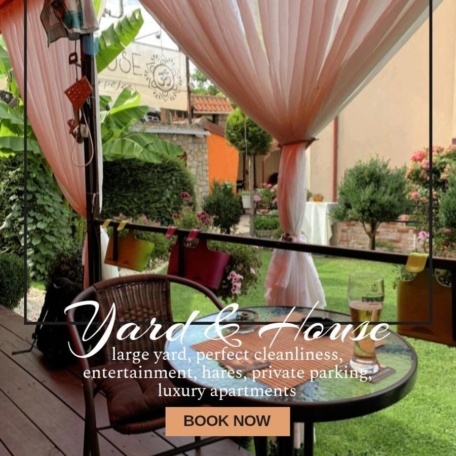 Hotel Yard House Trpejca Ohrid Esterno foto