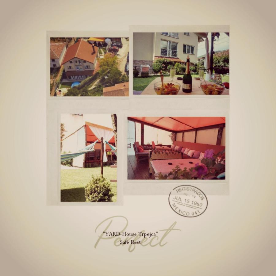 Hotel Yard House Trpejca Ohrid Esterno foto